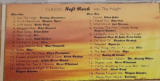 Image 1 of Classic Soft Rock Into The Night Time Life Music CD 2006 Vintage 2 Discs