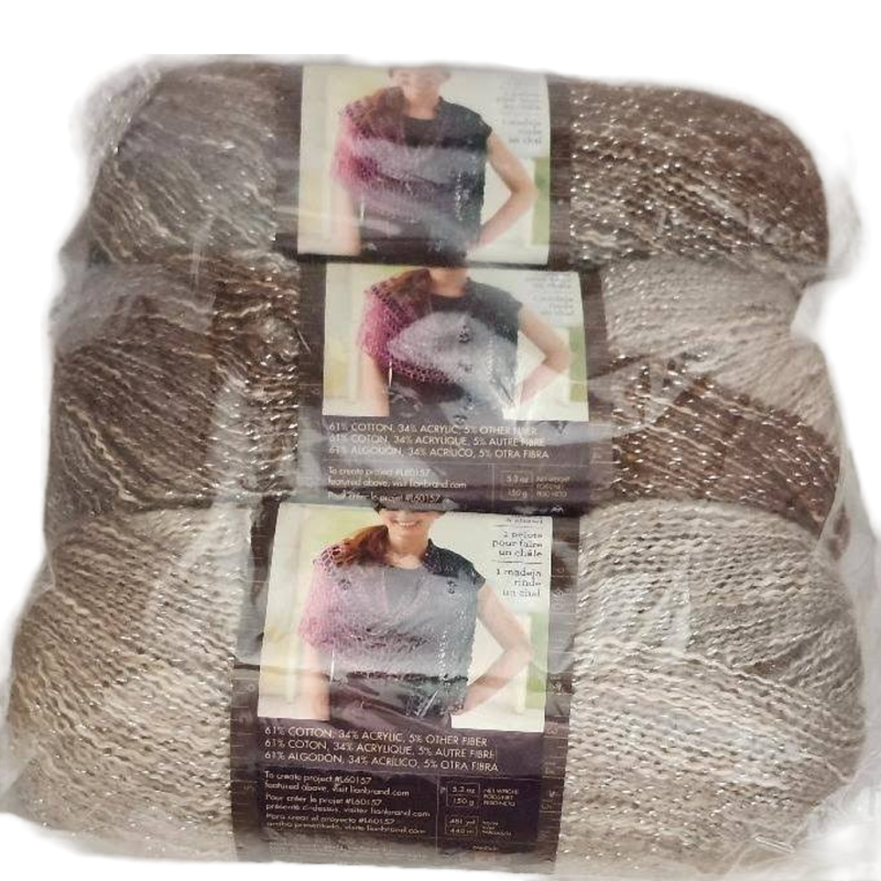 Shawl In A Ball Knitting Yarn Cleansing Quartz Lot 3 Crafts Lion Brand Yarns