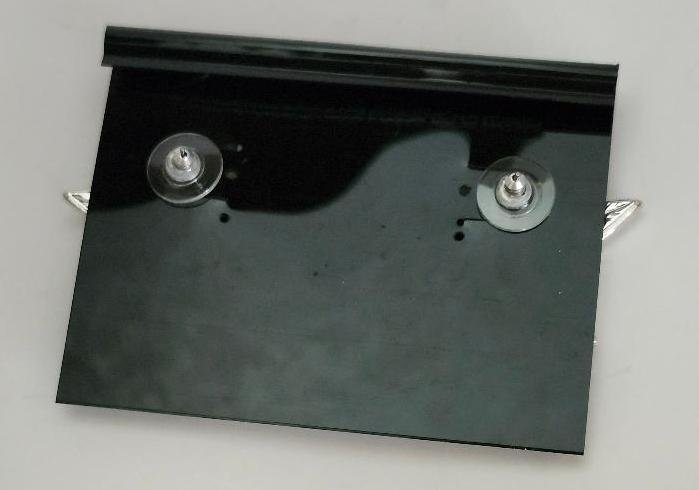 Image 3 of KJL by Kenneth Jay Lane Paved Crystal Star Pair of Pierced Earrings in Silver