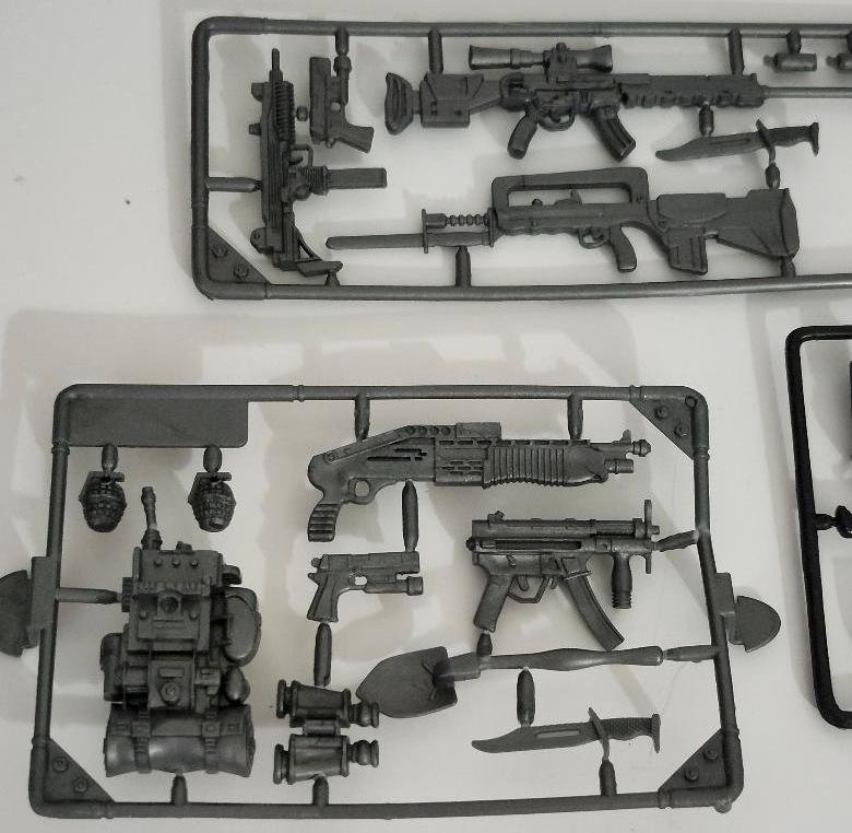 Image 2 of Action Figure Accessories On Original Sprue Chap Mei Shovel Lantern Binoculars