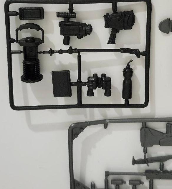 Image 1 of Action Figure Accessories On Original Sprue Chap Mei Shovel Lantern Binoculars