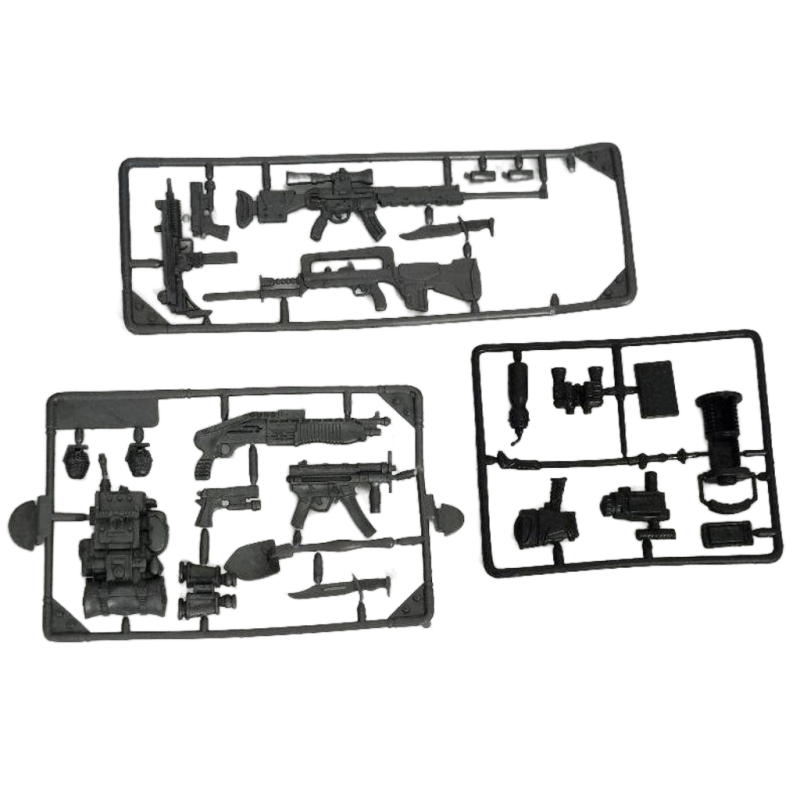 Action Figure Accessories On Original Sprue Chap Mei Shovel Lantern Binoculars