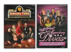 DVD Celebrity Lot Edwards Twins Christmas With The Stars Eddie Edwards Divas