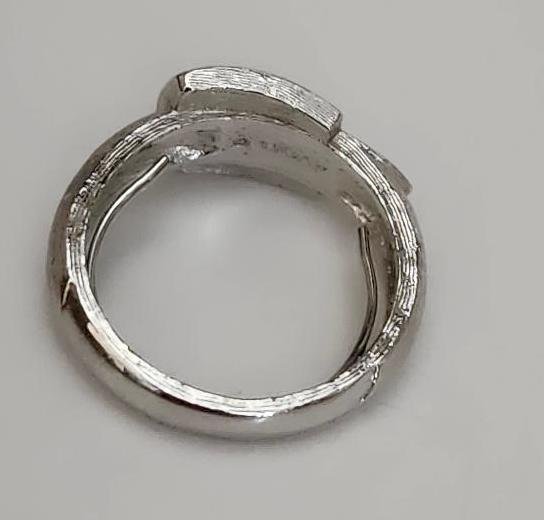 Image 4 of Vintage Avon Belt Buckle Ring Adjustable Size 4 1/2 Sz 5 Boho Chic Urban