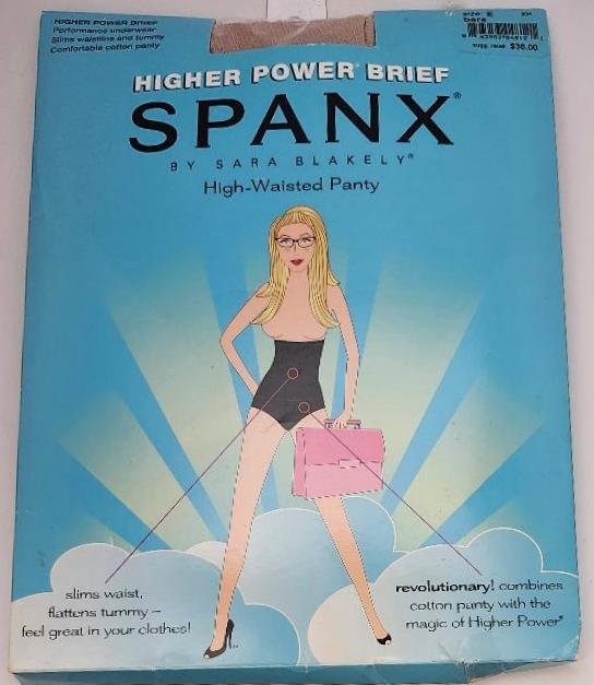 Image 0 of Womens Higher Power Brief Spanx Sara Blakely High Waisted Panty Sz E Bare