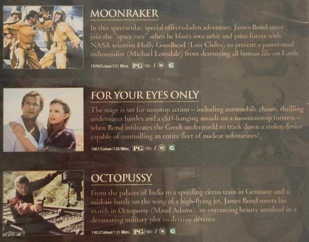 Image 1 of Roger Moore Ultimate OO7 James Bond Edition Volume 2 Action and Adventure 2012