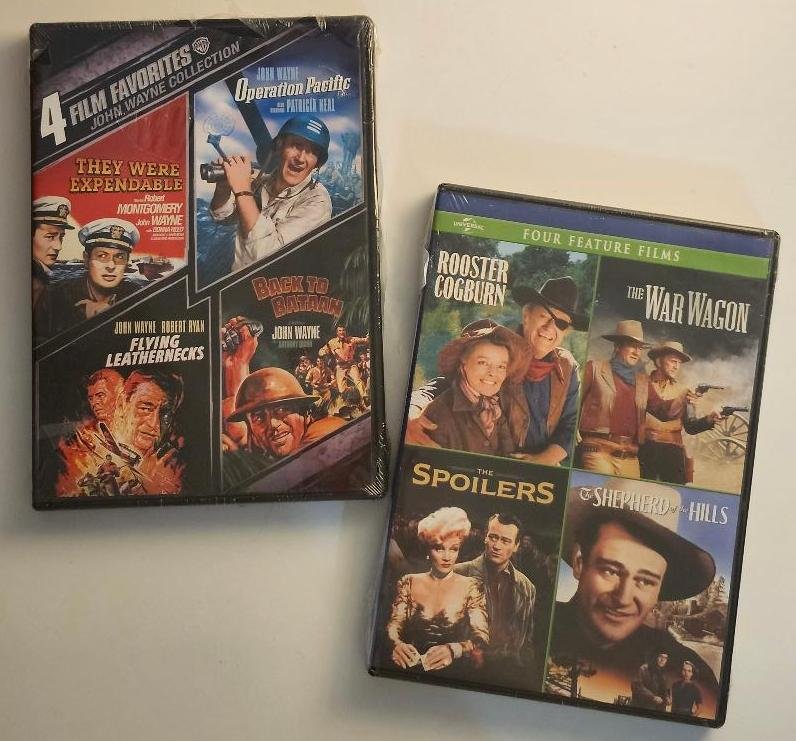 Image 0 of Lot Western Films Collection of John Wayne Movies on DVD Katharine Hepburn