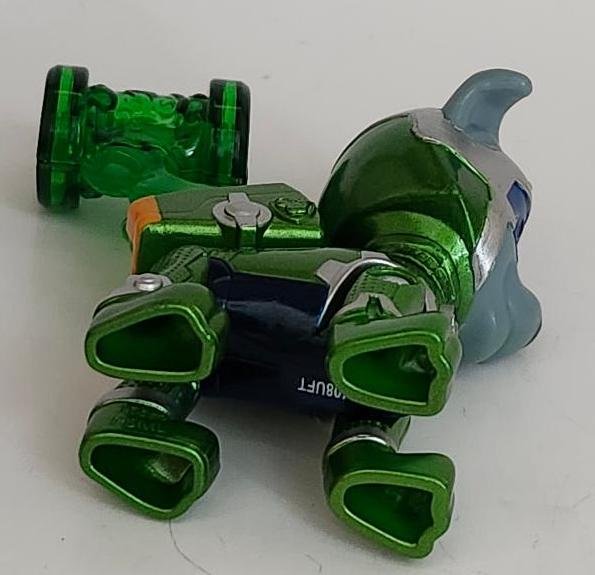 Image 2 of Paw Patrol Nickelodeon Mighty Pups Super Paws Rocky Spin Master Hammer Action