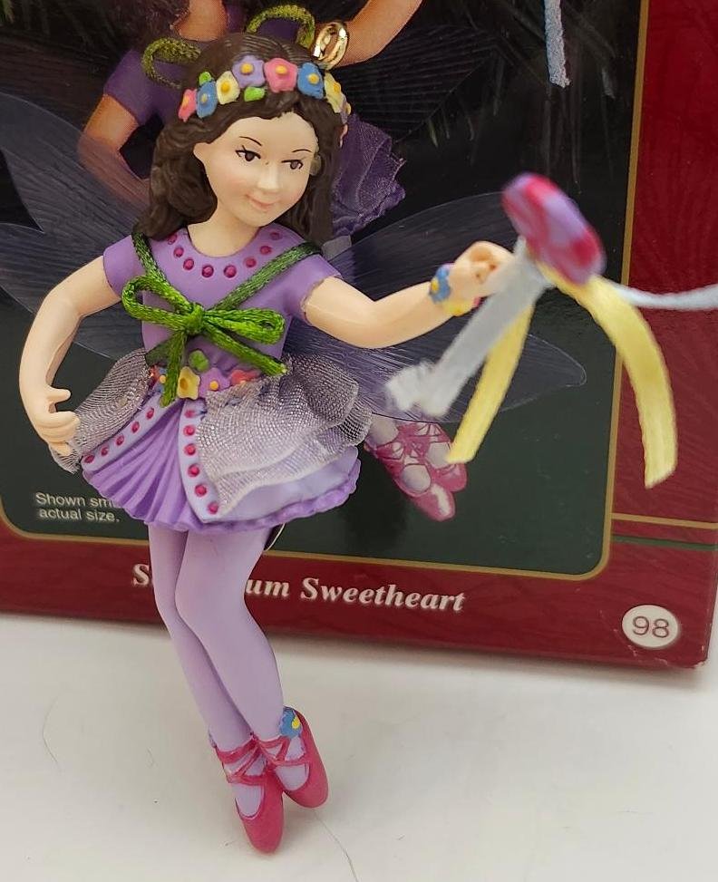 Image 1 of Sugarplum Sweetheart Second in Collection Carlton Cards Christmas Ornament Vtg