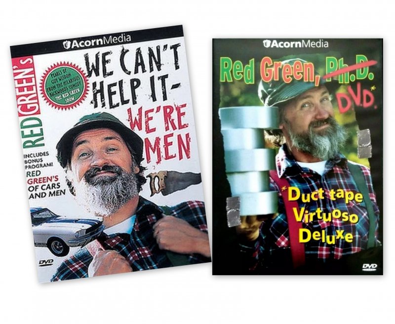 Image 0 of Red Green Ph.D. Red Green's Of Cars and Men We can't Help It We're Men DVD Lot