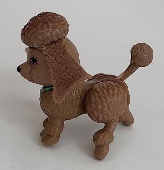 Image 1 of 1994 Kenner Brown Poodle Dog Vintage Pretend Play Toy Littlest Pet Shop