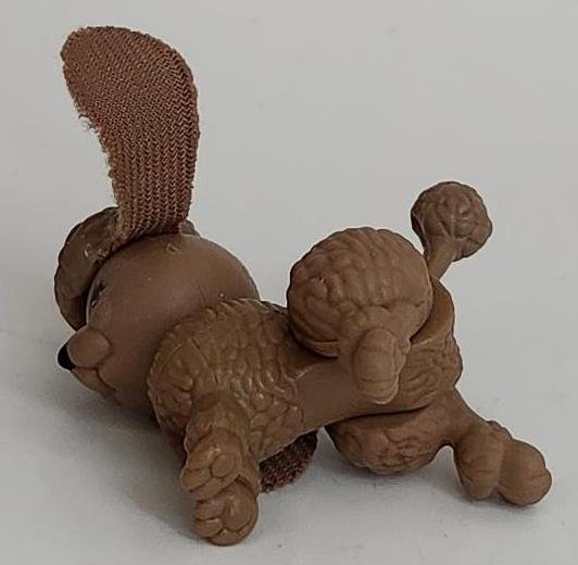 Image 2 of 1994 Kenner Brown Poodle Dog Vintage Pretend Play Toy Littlest Pet Shop