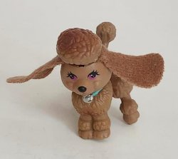 1994 Kenner Brown Poodle Dog Vintage Pretend Play Toy Littlest Pet Shop
