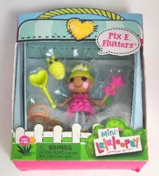 Mini Lalaloopsy Pix E Flutters 3 Doll Toy Figure w/ Honey Bee and Accessories