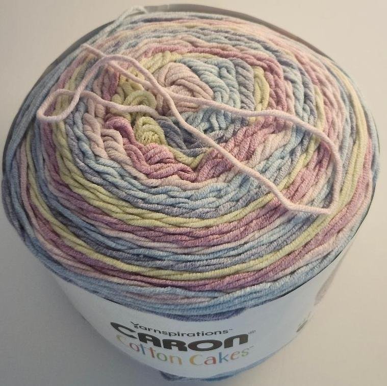 Image 1 of Yarnspirations Caron Cotton Cakes Sunset Dreams Pastels Yarn 530 Yds 8.8 Oz
