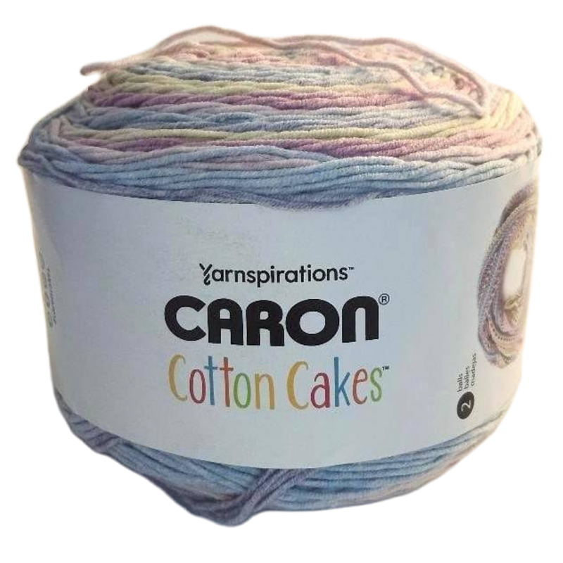 Yarnspirations Caron Cotton Cakes Sunset Dreams Pastels Yarn 530 Yds 8.8 Oz