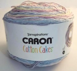 Yarnspirations Caron Cotton Cakes Sunset Dreams Pastels Yarn 530 Yds 8.8 Oz