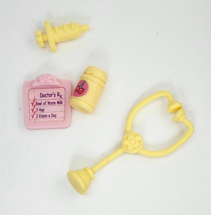 Littlest Pet Shop Get Better Center Replacement Parts Pieces Lot Yellow Toys