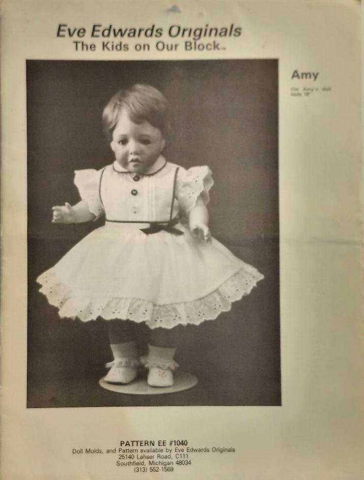 Eve Edwards Originals The Kids On OUr Block Amy 18 18 Inch Doll Dress Pattern