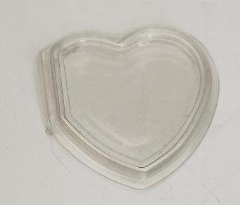 Image 0 of TY Beanie Baby Heart Swing Tag Plastic Protector Replacement Piece Part