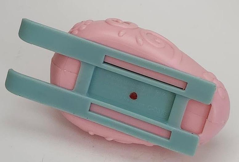 Image 3 of Littlest Pet Shop Pretend Play Toy Accessory Pink Snow Mobile Clear Windshield