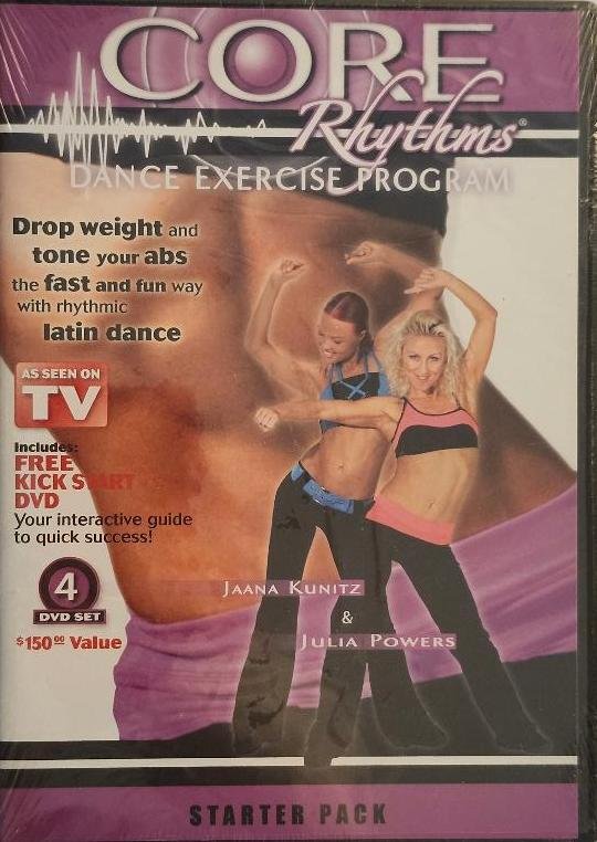 Image 2 of Core Rhythms Dance Exercise Program DVD Fitness Lot Starter Pack Powers & Kunitz