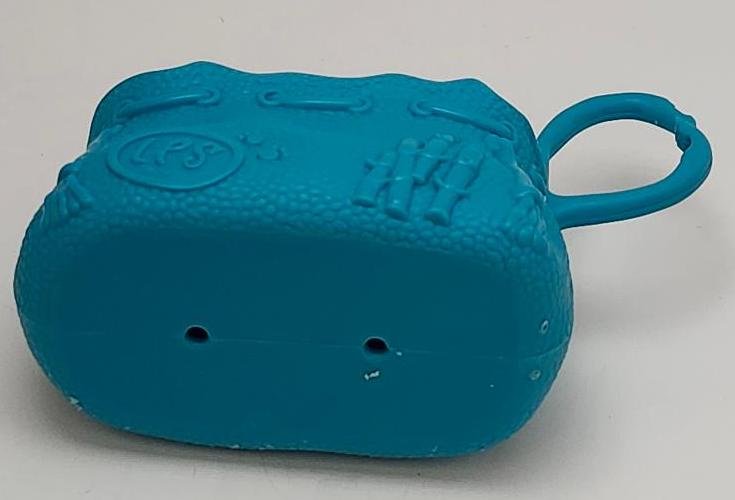 Image 2 of Littlest Pet Shop Vintage Blue Basket Carrier w/ Handle Pretend Play LPS Toy