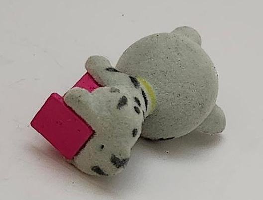 Image 3 of Kitty In My Pocket Toy Flocked Gray Pink Accessory Vintage 90s Domestic Kitty