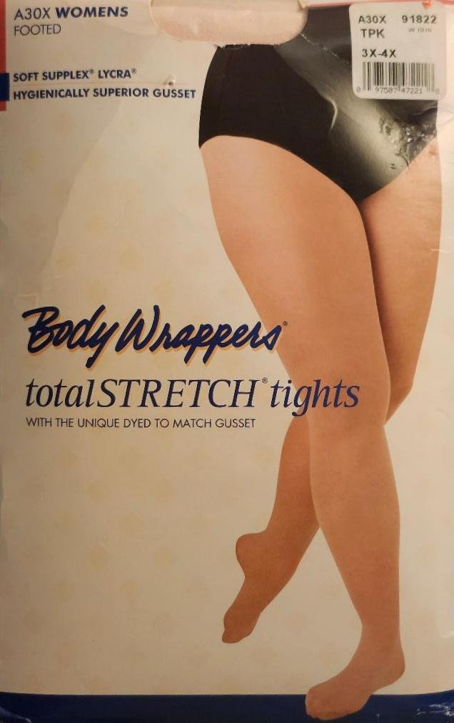 Body Wrappers Tights for Women Adults Footed Pink Dance Recital Pair of Tights