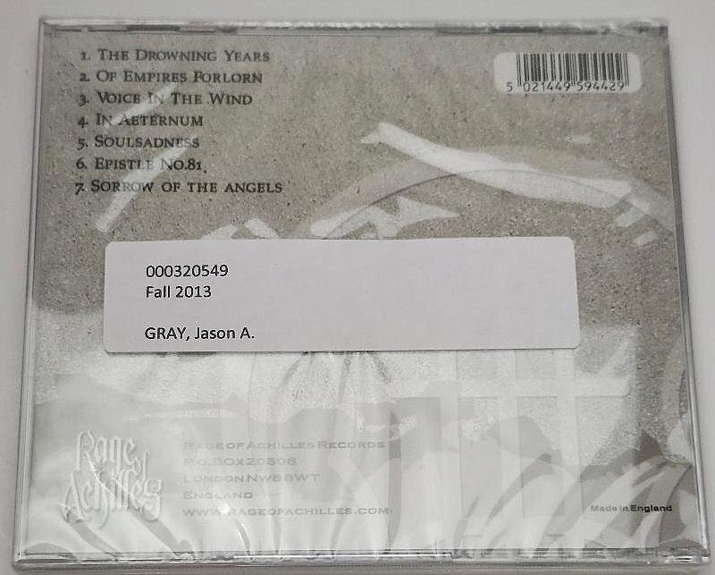 Image 1 of While Heaven Wept Of Empires Forlorn Rage Of Achilles UK 2003 CD sealed