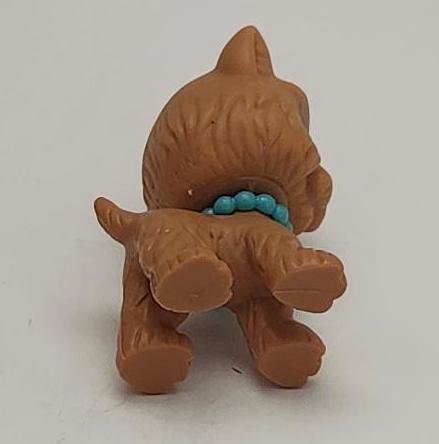 Image 2 of Barbie Pet Pals Light Brown Puppy Dog with Blue Collar Blue Eyes Female Girl