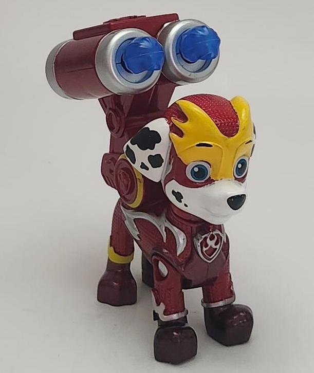 Image 1 of Paw Patrol Marshall Mighty Super Paws Pretend Play Toy Action Figure Spin Master
