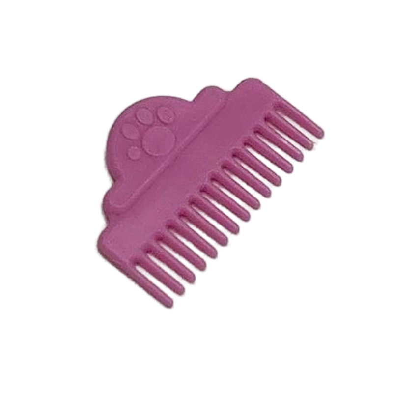 Littlest Pet Shop Pretend Play Pink Comb Kenner Toy Pets on the Move Garden Tag