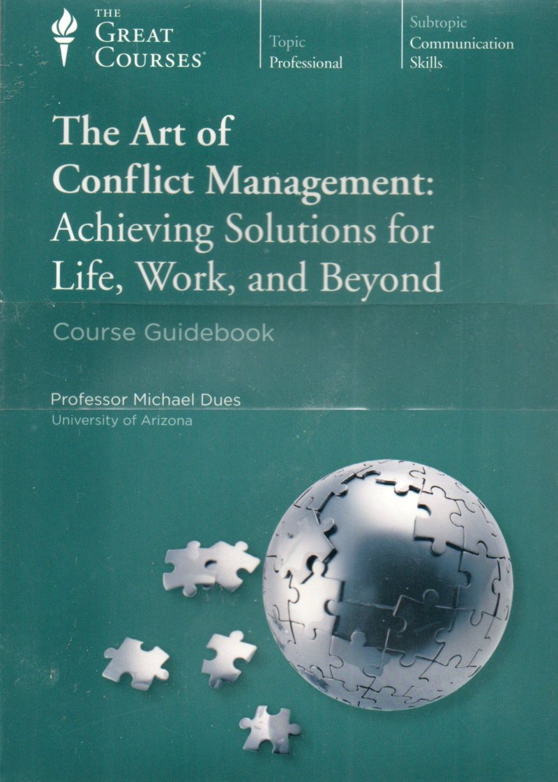 The Great Courses DVD w/ Booklet The Art of Conflict Management Solutions Work