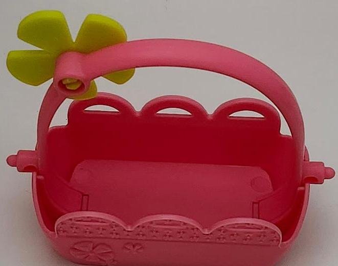 Image 1 of Littlest Pet Shop Rescue Tails Center Hospital Pink Basket Replacement Toy