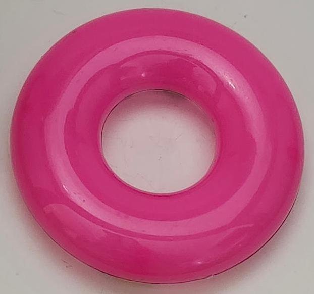 Image 2 of Pretend Play Toy Mini Doll Life Ring Tube Pink Yellow Duckies Ducks Mini Float