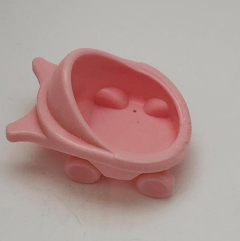 Fisher Price Little People Light Pink Baby Doll Stroller Buggy 1990s Vintage Toy