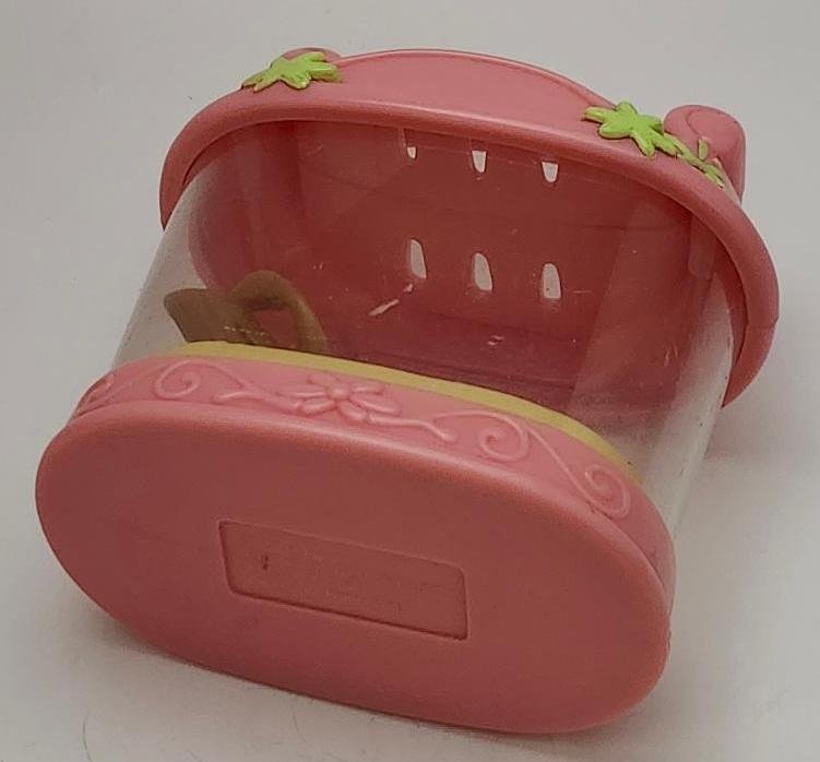 Image 3 of Littlest Pet Shop Iguana Pet Transportable Portable Pet Cage Pink LPS Toy