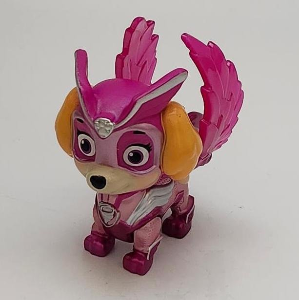Paw Patrol Pink Mighty Pups Super Paws Skye Movable Wings Pretend Play Toy