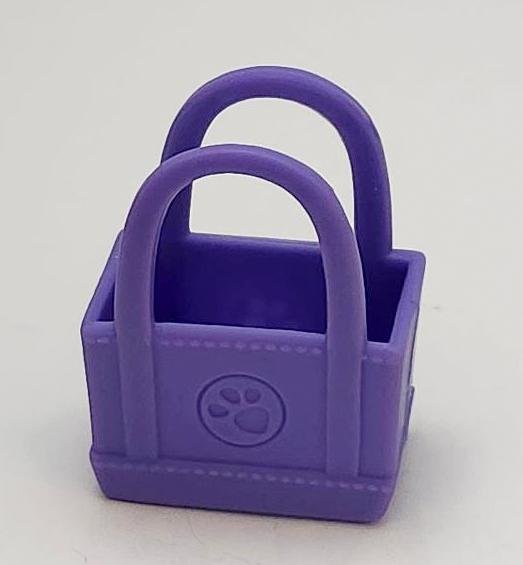 Image 1 of Littlest Pet Shop Pretend Play Toy Purple Shopping Bag Accessory for LPS Figure