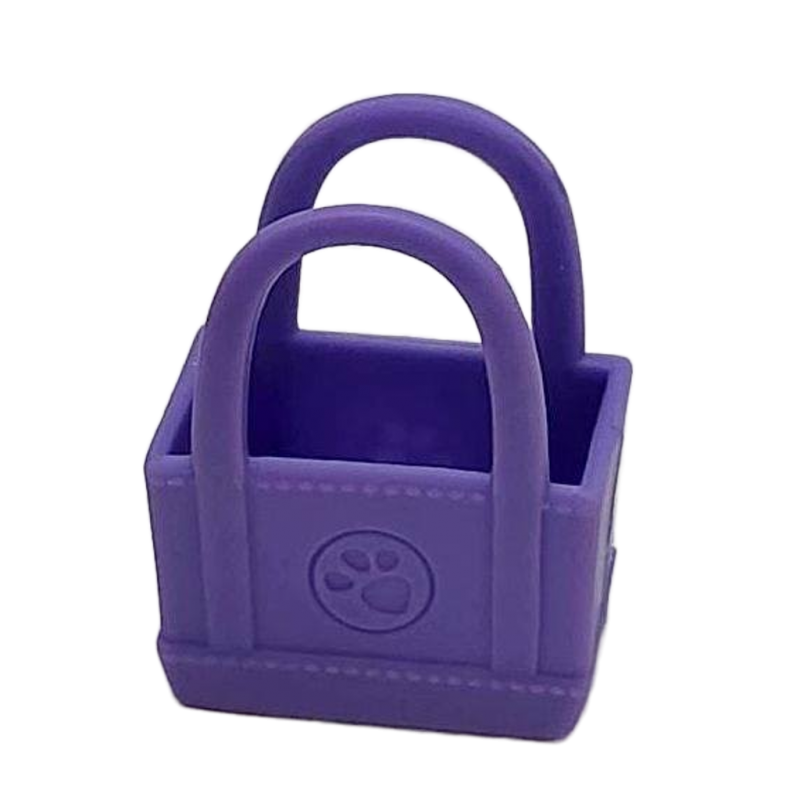 Image 0 of Littlest Pet Shop Pretend Play Toy Purple Shopping Bag Accessory for LPS Figure