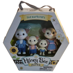 The Barksters Honey Bee Acres Dog Family Parents Cooper Poppy Son Gus Baby Theo