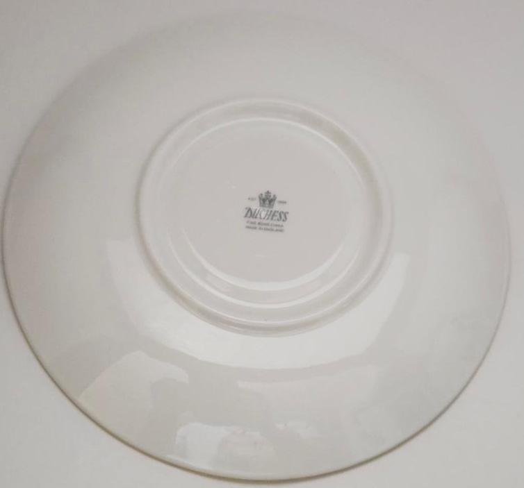 Image 4 of Teacup & Saucer Fruit Floral Wood Anemone Pattern by Duchess England Bone China
