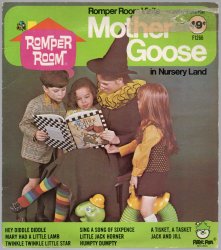 Childrens Vintage Record Romper Room Mother Goose Music Hey Diddle Diddle