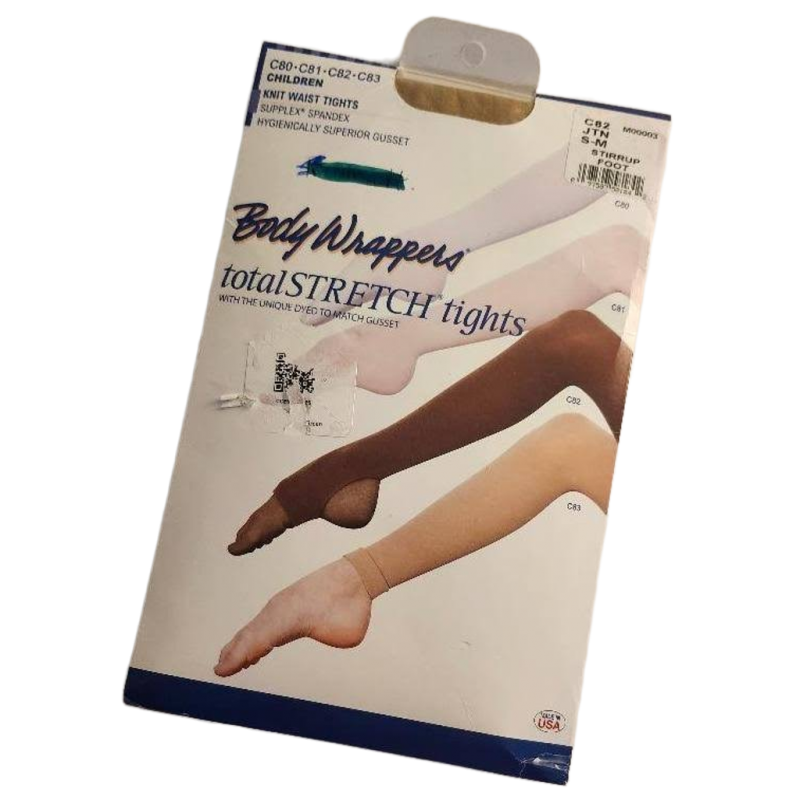 Childrens Dance Tights Girls Recital Tights Ballet Hosiery Stirrup Size S M C82