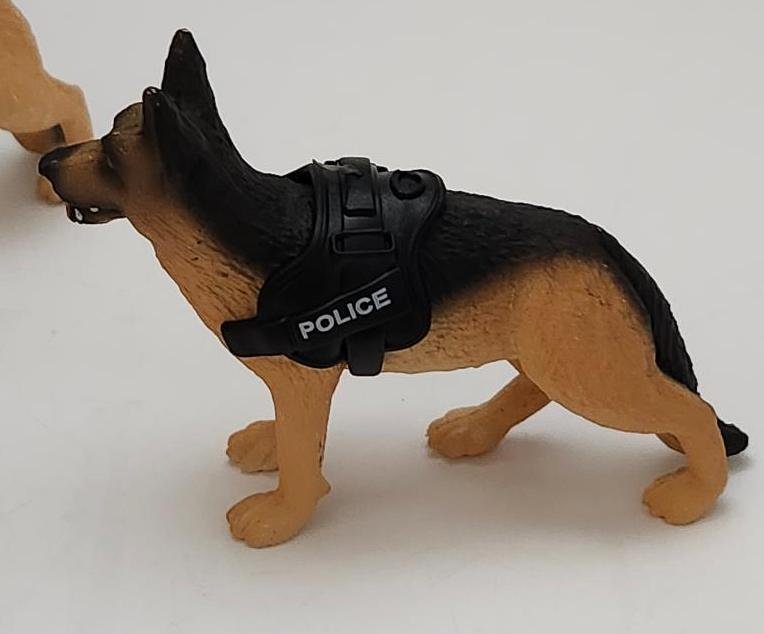 Image 2 of Lot 2 K9 German Shephard Bruder Dogs Action Figures Police Dog