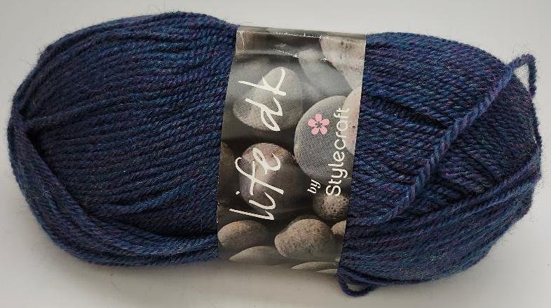 Image 1 of Life DK by Stylecraft Blue Haze Yarn Crafting Crafting Yarn Wool Acrylic 2346