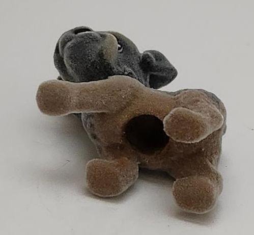 Image 2 of Puppy In My Pocket Gray Schnauzer Dog Doggie Pretend Play Toy Posable Figure