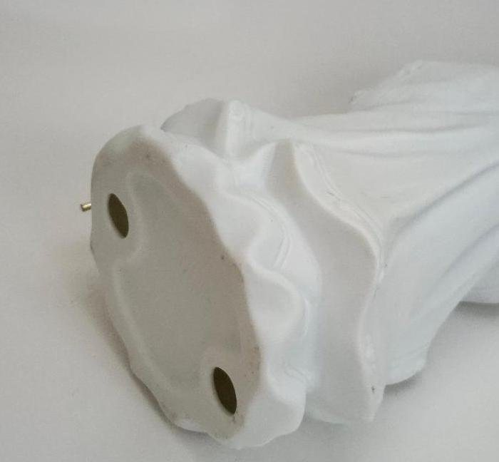 Image 4 of House of Lloyd Around The World Chrismas Jesus w/ Lamb Cane White Statue