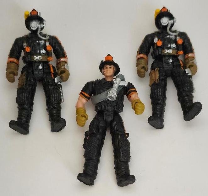 Firefighter Fireman Lot of Chap Mei Toy Figurines Action Figures Fire Fighters